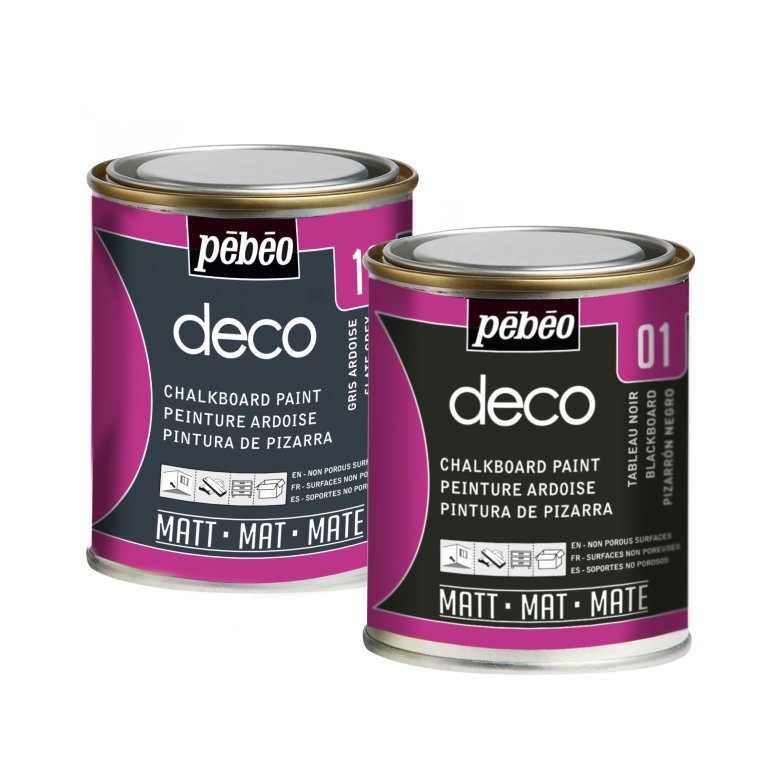Pebeo Deco Chalkboard Paint Matt Black 250ml 