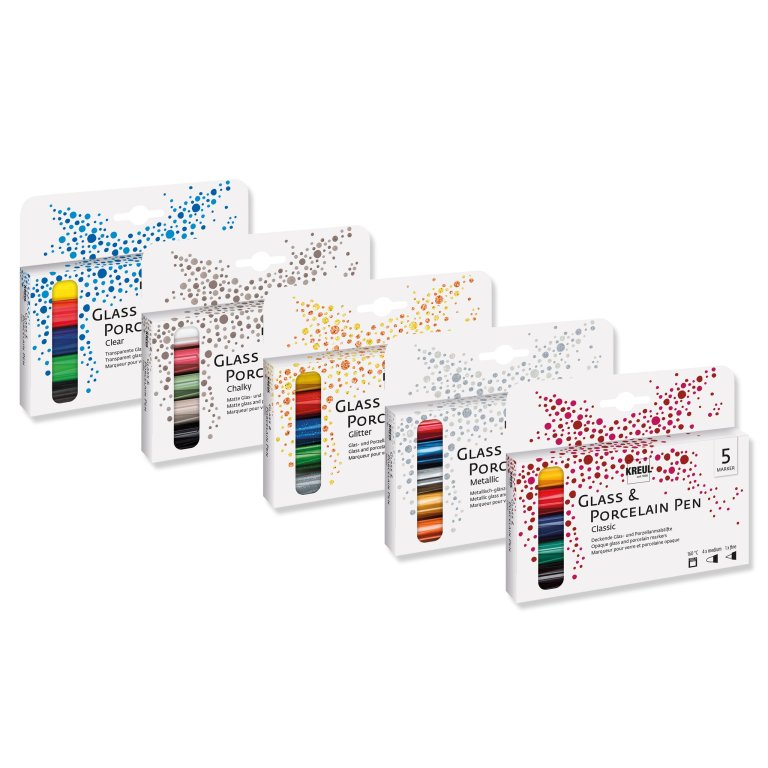 Kreul Glass & Porcelain, Stifte Set