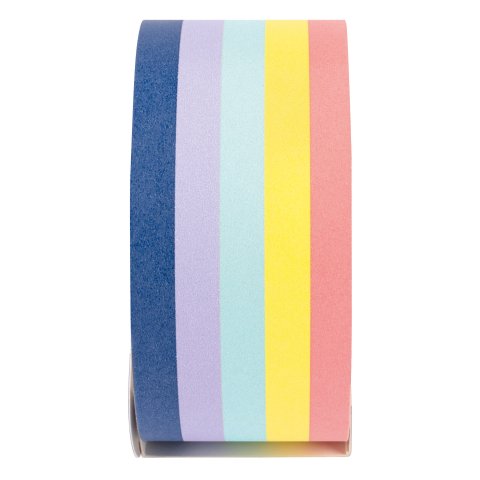Decorative parcel tape 48 mm x 25 m, paper, FSC mix, rainbow