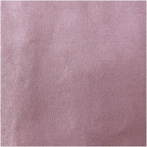 Uni de cuero sintético, metálico Sección 0,45 x 1 m, s = 0,6 mm, PU, rosa