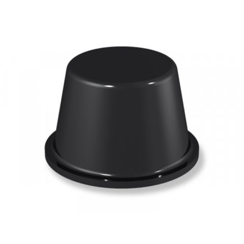 Bumper self-adhesive elastic bumpers, round black, h = 10.2 mm, ø 16.5 mm, 128 pieces
