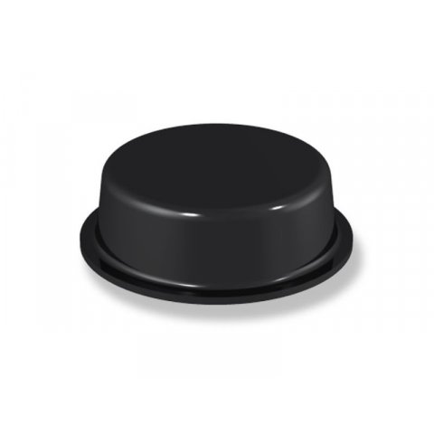 Bumper selbstklebende Elastikpuffer, rund schwarz, h = 6,2 mm, ø 20,0 mm, 6 Stück