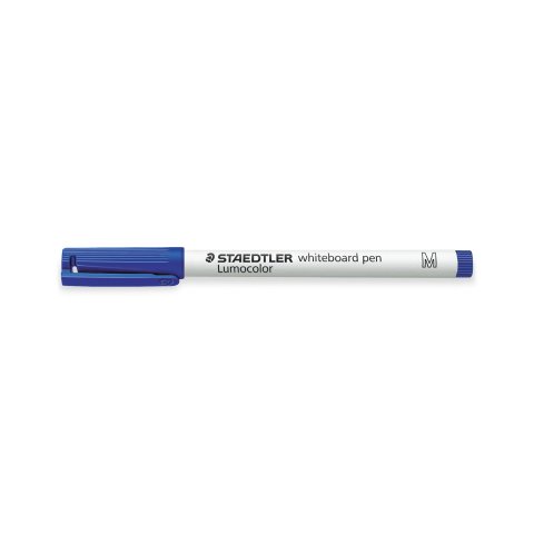 Staedtler Lumocolor whiteboard marker pen blue, round tip (M)