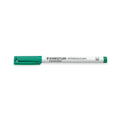 Staedtler Lumocolor whiteboard marker pen green, round tip (M)