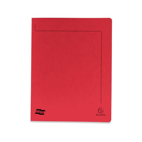 Exampta cardboard binder, 2 rings 250 x 320 for DIN A4, red