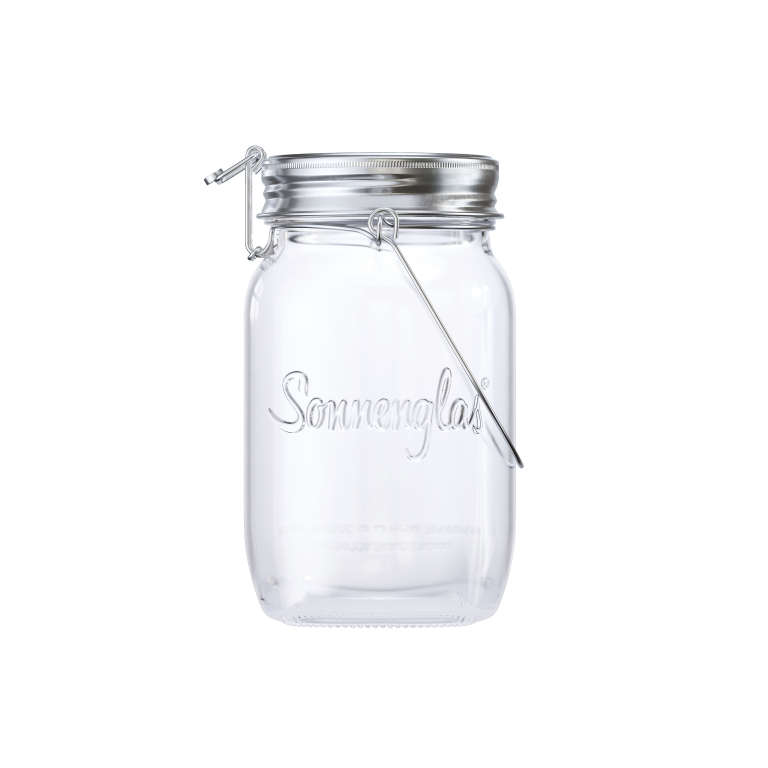 Sonnenglas solar light in preserves jar