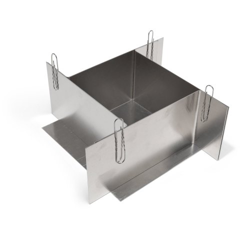 Formenbau Gießkasten Rahmen verstellbar Set max. 190 mm x 190 mm, Höhe 100 mm