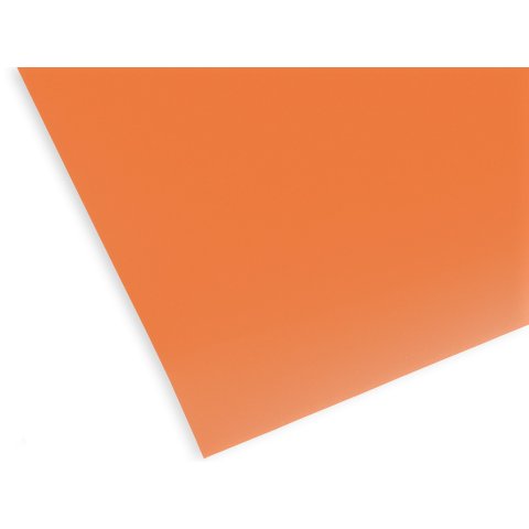 Lámina adhesiva de color Oracal 631, mate b = 630 mm, opaca, naranja pastel (035), RAL 2003
