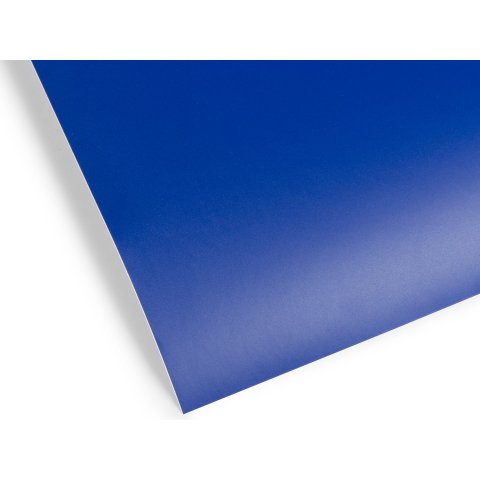 Lámina adhesiva de color Oracal 631, mate b = 630 mm, opaca, azul real (049), RAL 5002
