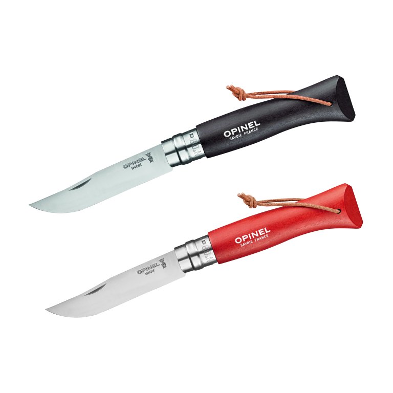 Opinel pocket knife colored stainless steel No. 08