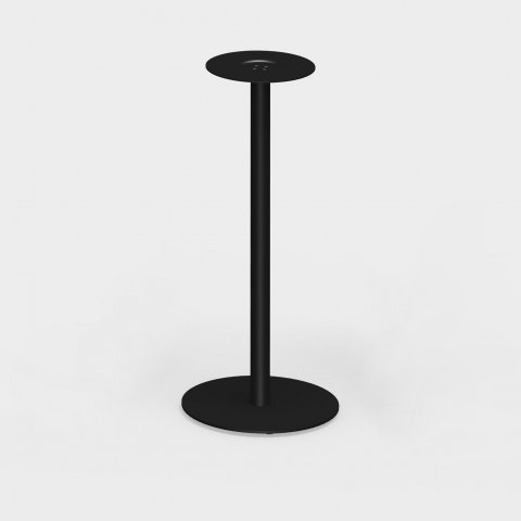 Modulor table frame S (SET) S4 ø60x1030mm, foot ø480mm, max.ø600mm, black