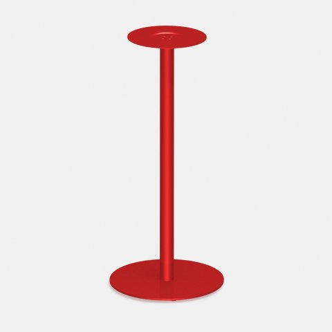 Modulor table frame S (SET) S4 ø60xø480x1030mm,max.ø700mm, Pure Red