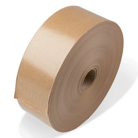 Cinta engomada de papel Kraft marrón, 50 mm x 200 m