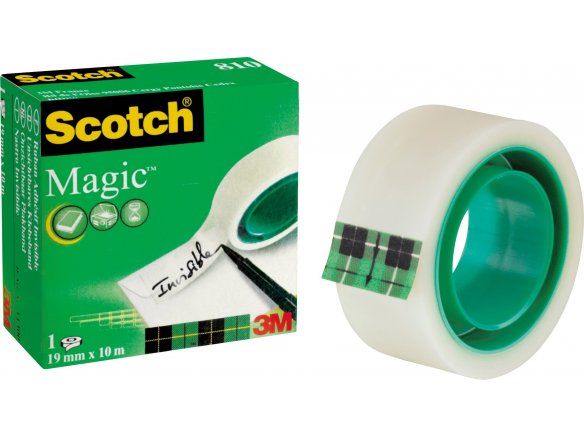 3M Scotch Magic Tape 810 (green), invisible