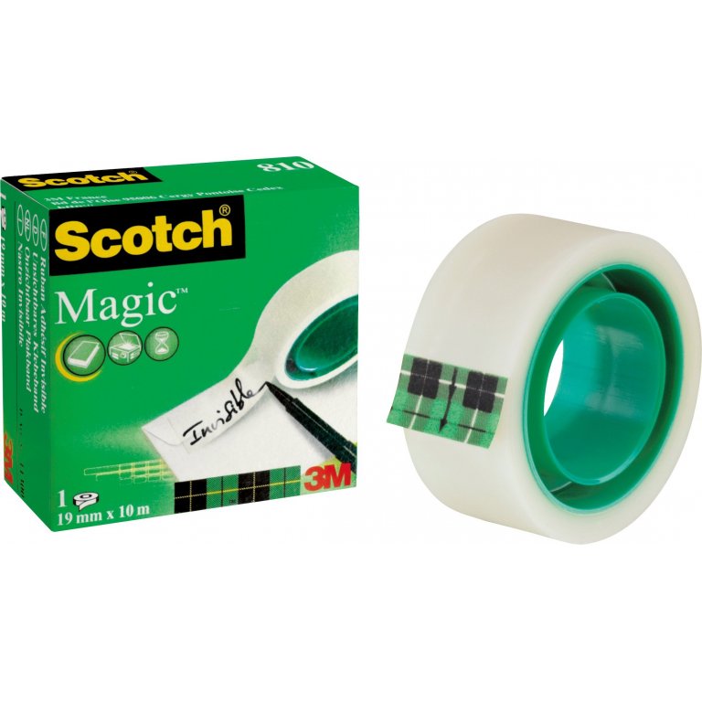 3M Scotch Magic Tape 810 (grün), unsichtbar