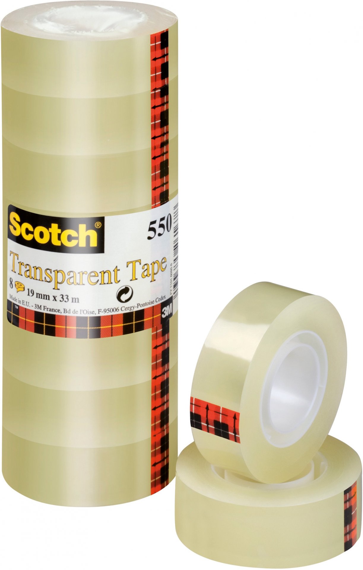 3M Scotch Verpackungsklebeband 305, Transparent, 50 mm x 66 m, 0,043 mm