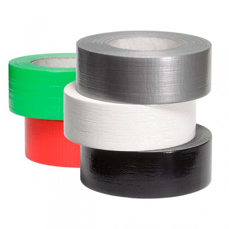 Gerband 246 Gaffa Tape Nastro Adesivo Tessuto 48mm X 50m Nero Set 2x - Foto 3