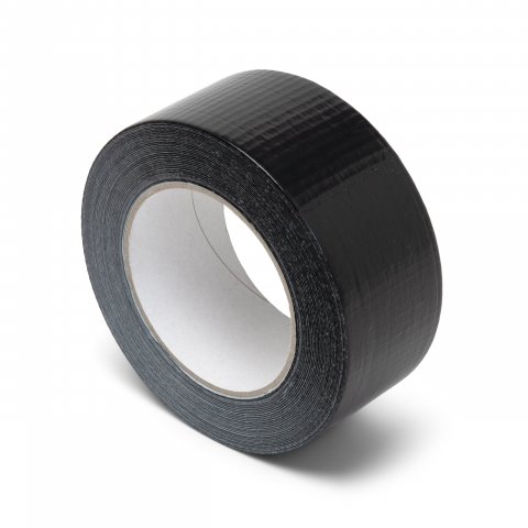 Gaffer fabric adhesive tape, glossy 50 mm x 50 m, black