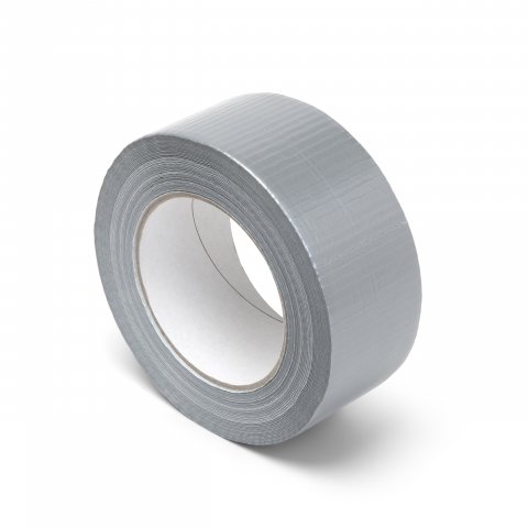 Gaffer fabric adhesive tape, glossy 50 mm x 50 m, silver