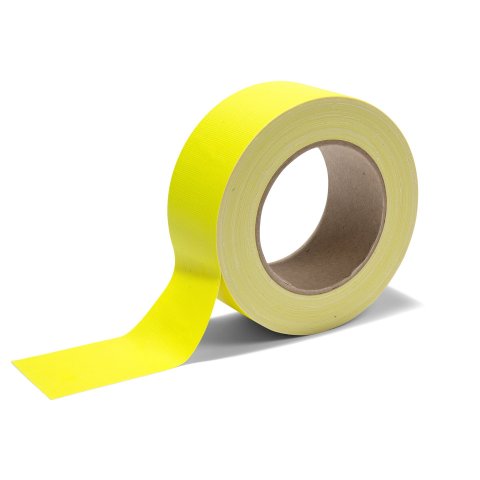Gaffer tape, matte, neon colours 50 mm x 25 m, neon yellow
