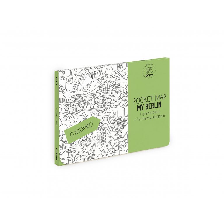 OMY Pocket Map, poster da colorare