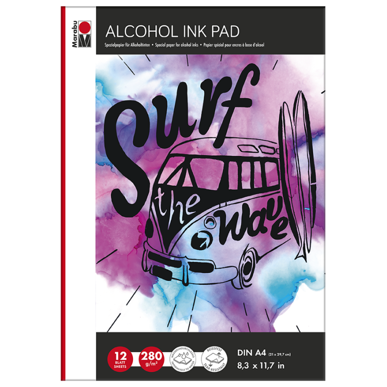 Marabu Malblock für Alkohol Tinte Alcohol Ink Pad