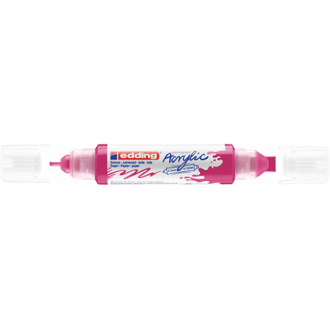 Edding 5400 Acrylic 3D Double Liner Strichstärke 2 – 3 und 5 – 10 mm, telemagenta