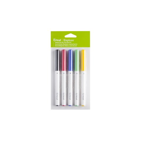 Cricut Pens Maker3 fine point, 0.4 mm, colored, set of 5