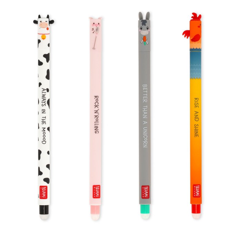 Legami Gelroller Erasable Pen, Set