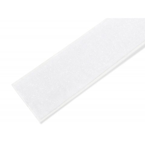 Velcro self-adhesive w = 20 mm, white, LOOPS, 25 m per roll