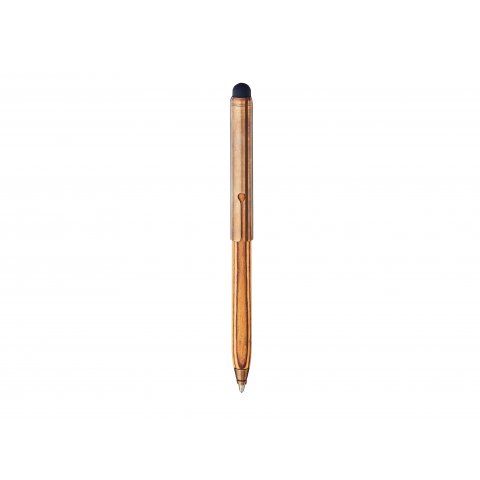 e+m Style.us wood ballpoint pen Zebrano, natural-vintage