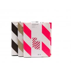 Bolsa de papel de fondo de poesía a rayas M