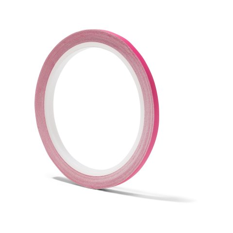 Coloured adhesive tape, opaque, matte w = 5 mm, 10 m, pink (041)