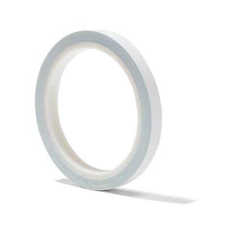 Coloured adhesive tape, opaque, matte w = 10 mm, 10 m, white (010), RAL 9003