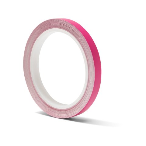 Coloured adhesive tape, opaque, matte w = 10 mm, 10 m, pink (041)