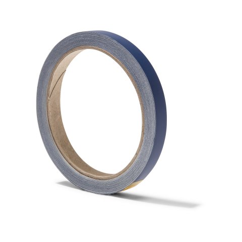 Coloured adhesive tape, opaque, matte w = 10 mm, 10 m, dark blue (050), RAL 5013