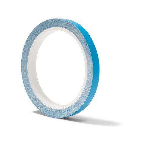 Coloured adhesive tape, opaque, matte w = 10 mm, 10 m, light blue (053)