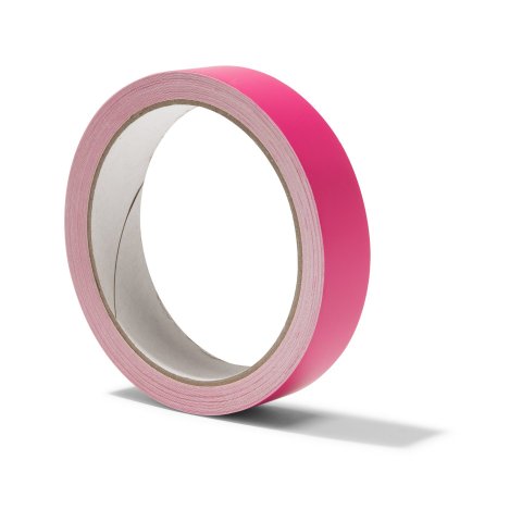 Coloured adhesive tape, opaque, matte w = 20 mm, 10 m, pink (041)