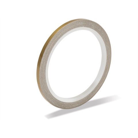 Metallic adhesive tape, coloured, glossy w = 5 mm, 10 m, gold (091)