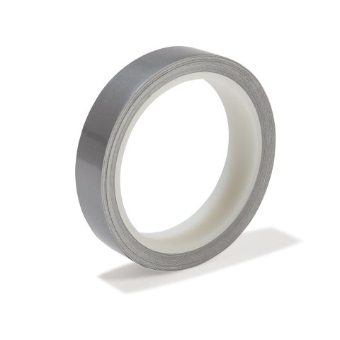 Nastro adesivo metallico, colorato, lucido b = 20 mm, 10 m, argento (090), RAL 9006