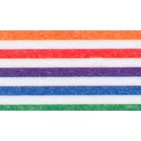 Mt ForKids Masking Tape, nastro adesivo Washi fantasia b = 15 mm, l = 7 m, bordo colorato (MT01KID03Z)