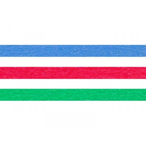 Mt Slim Masking Tape, Washi adhesive tape set of 3, H, w=6mm l= 7m blue/red/green(MTSLIM14Z)