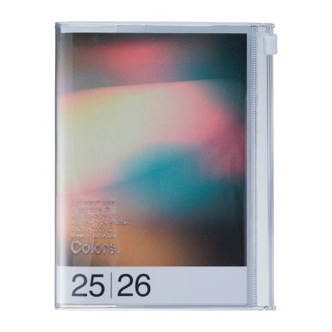 Mark's weekly calendar 16 months gradient 2025/2026, DIN A6, black