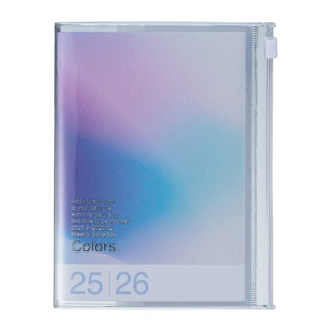 Mark's Wochenkalender 16 Monate Gradient 2025/2026, DIN A6, blau