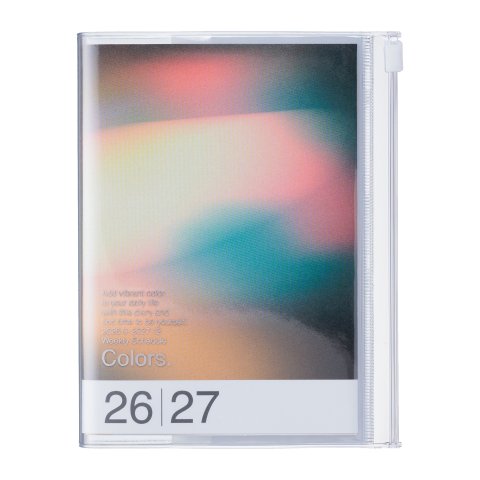 Calendario settimanale Mark's 16 mesi sfumato 2026/2027, DIN A6, nero