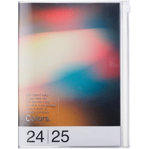 Mark's weekly calendar 16 months gradient 2024/2025, DIN A5, black