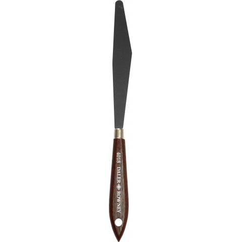 Cuchillo palet mango madera Nº 18, l = 250 mm, inclinado por un lado, redondeado