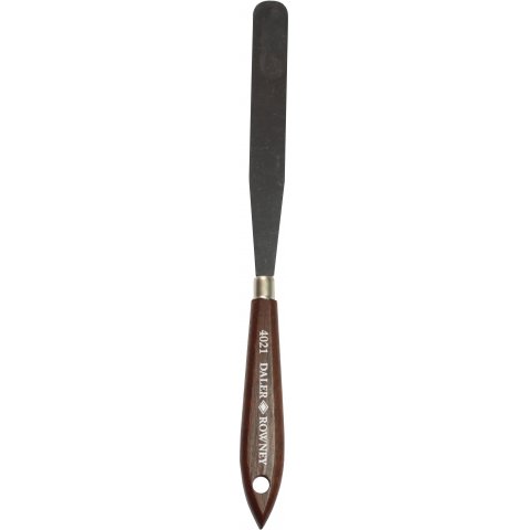 Cuchillo palet mango madera No. 21, l = 250 mm, recto, redondeado