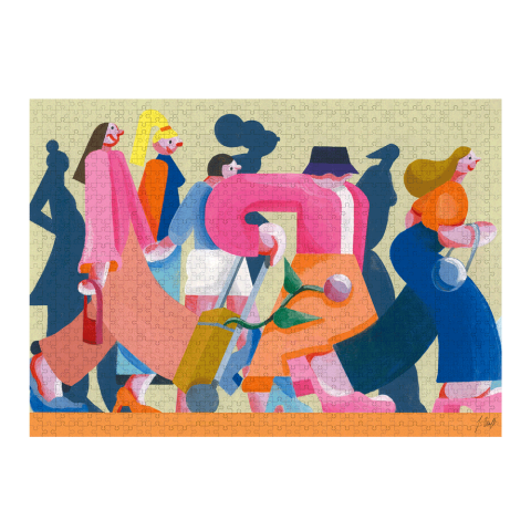 Wonderpieces, zeitgenössisch puzzeln Jill Senft, Follower*innen