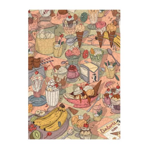 Wonderpieces, zeitgenössisch puzzeln Jolanda Zürcher, Gelato Galore